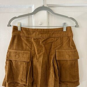 Wild Fable Brown Corduroy Cargo Skirt